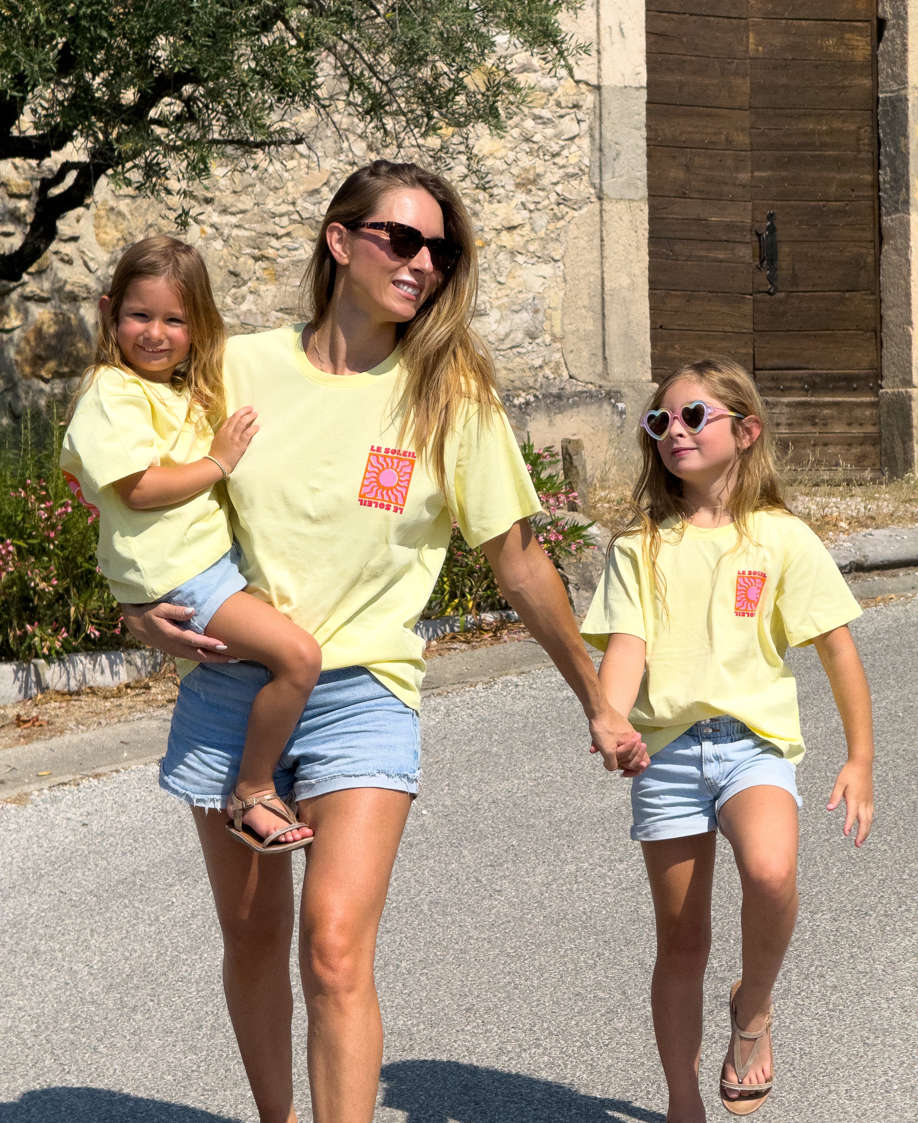 T-shirt SOLEIL jaune enfant