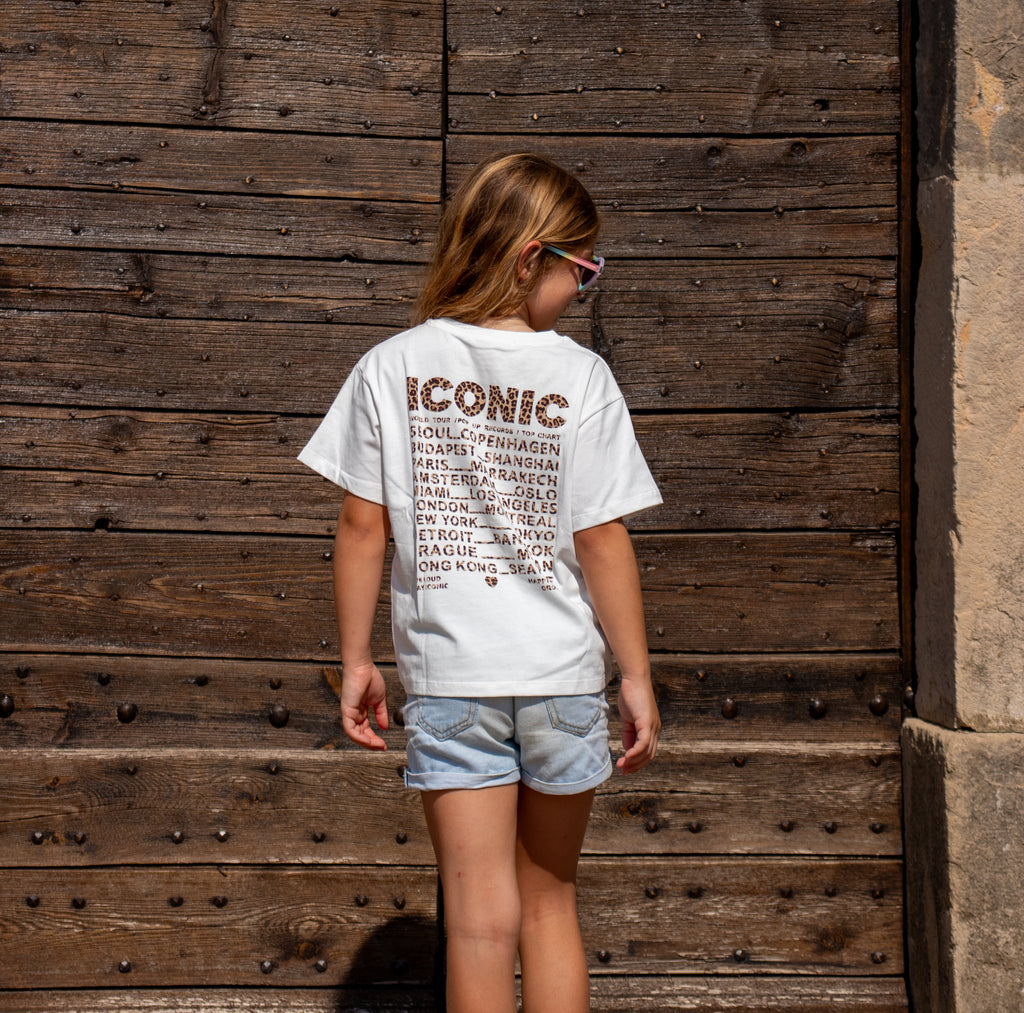 T-shirt ICONIC léopard enfant