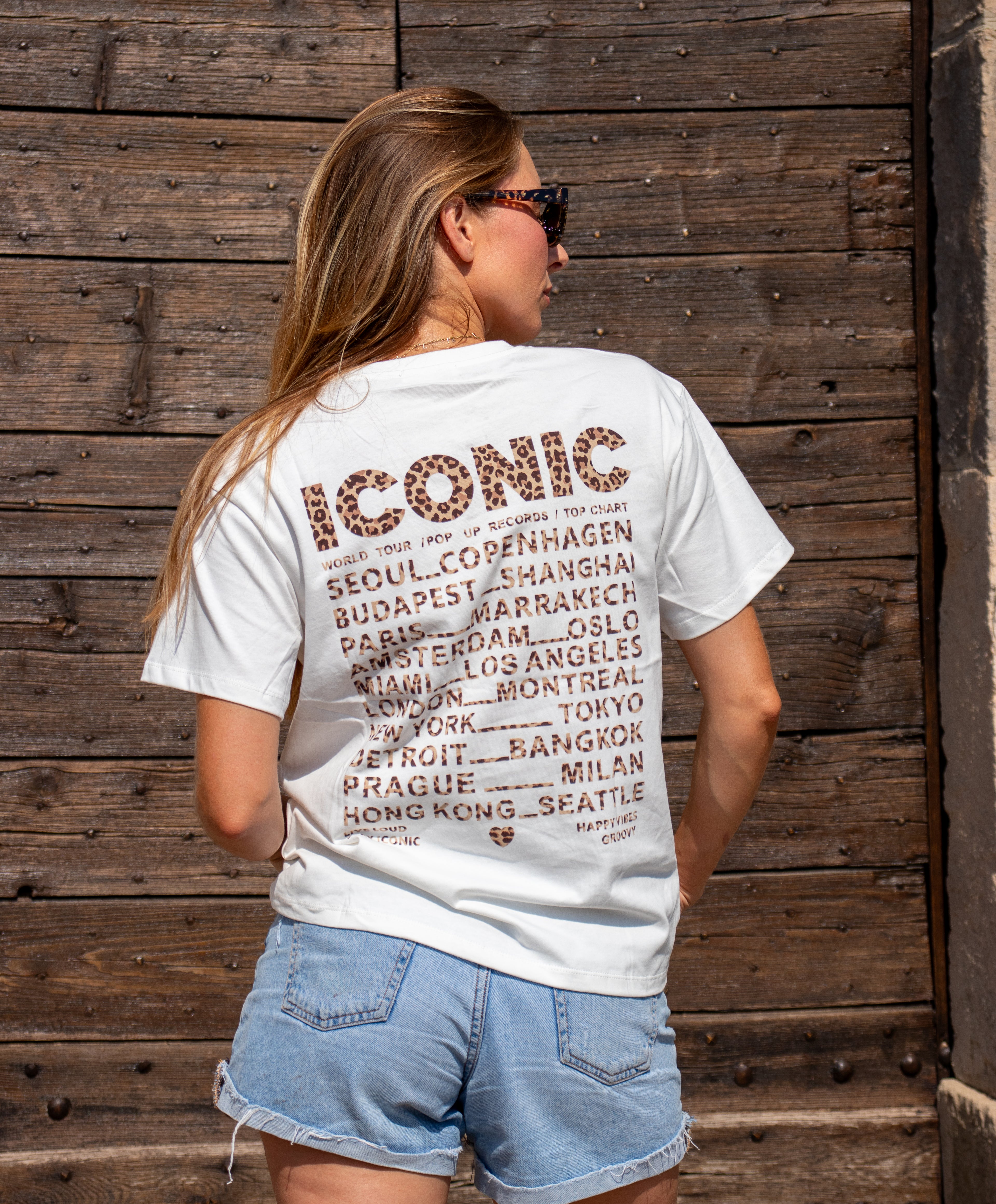 T-shirt ICONIC Léopard femme