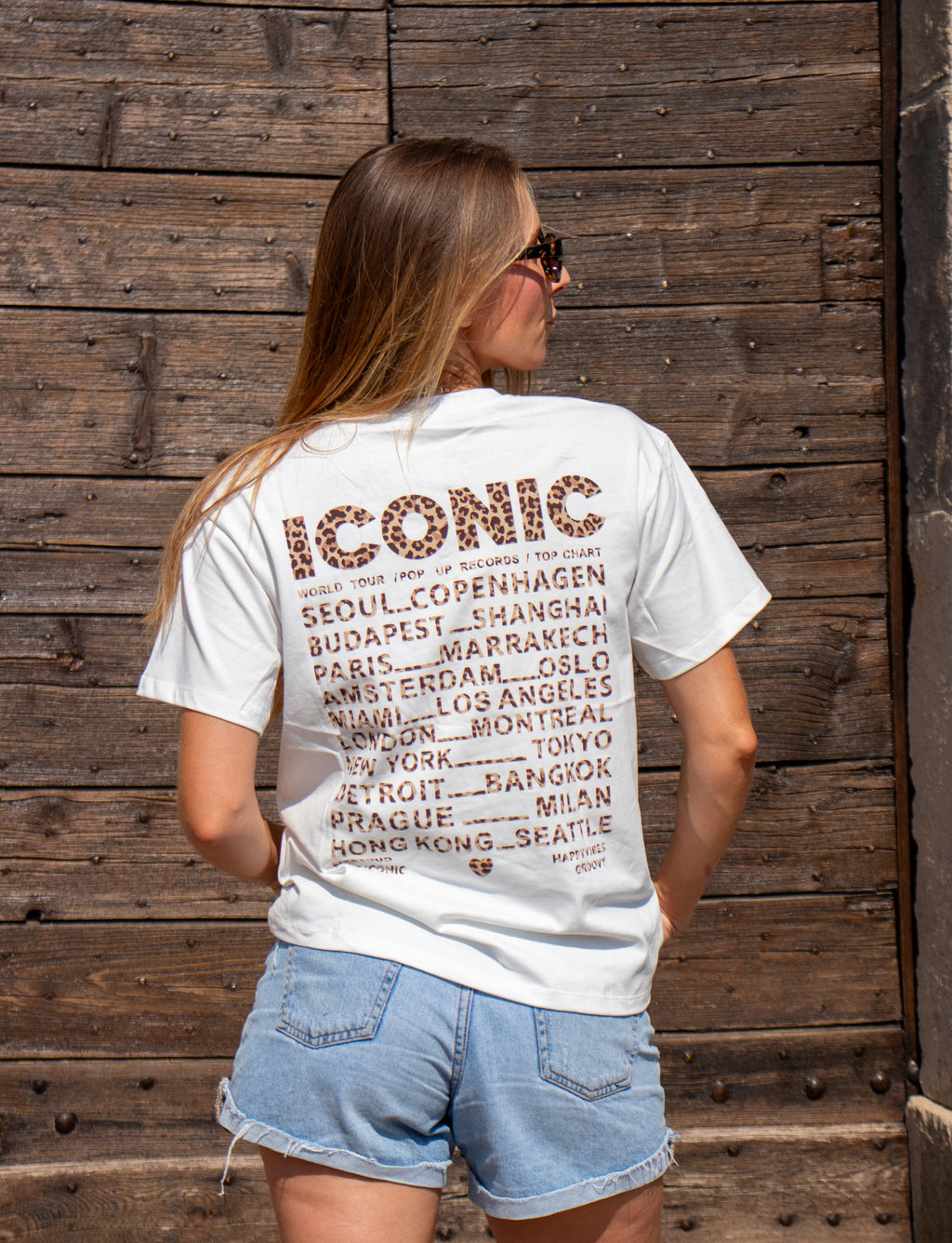 T-shirt ICONIC Léopard femme