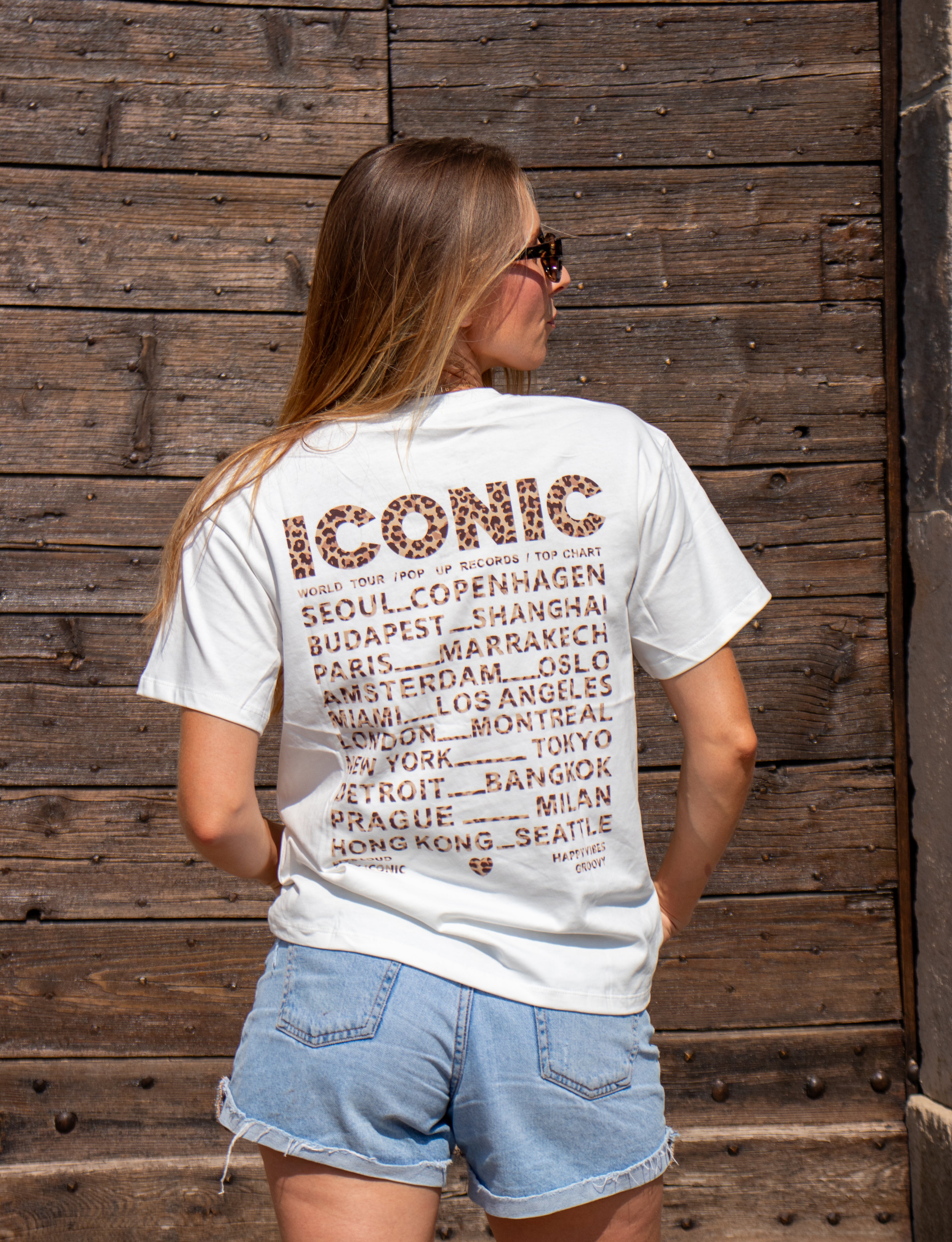 T-shirt ICONIC Léopard femme