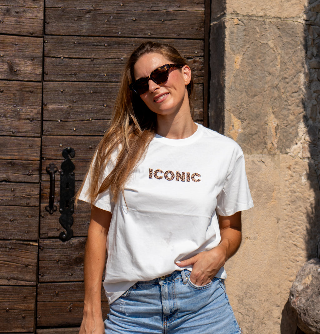 T-shirt ICONIC Léopard femme