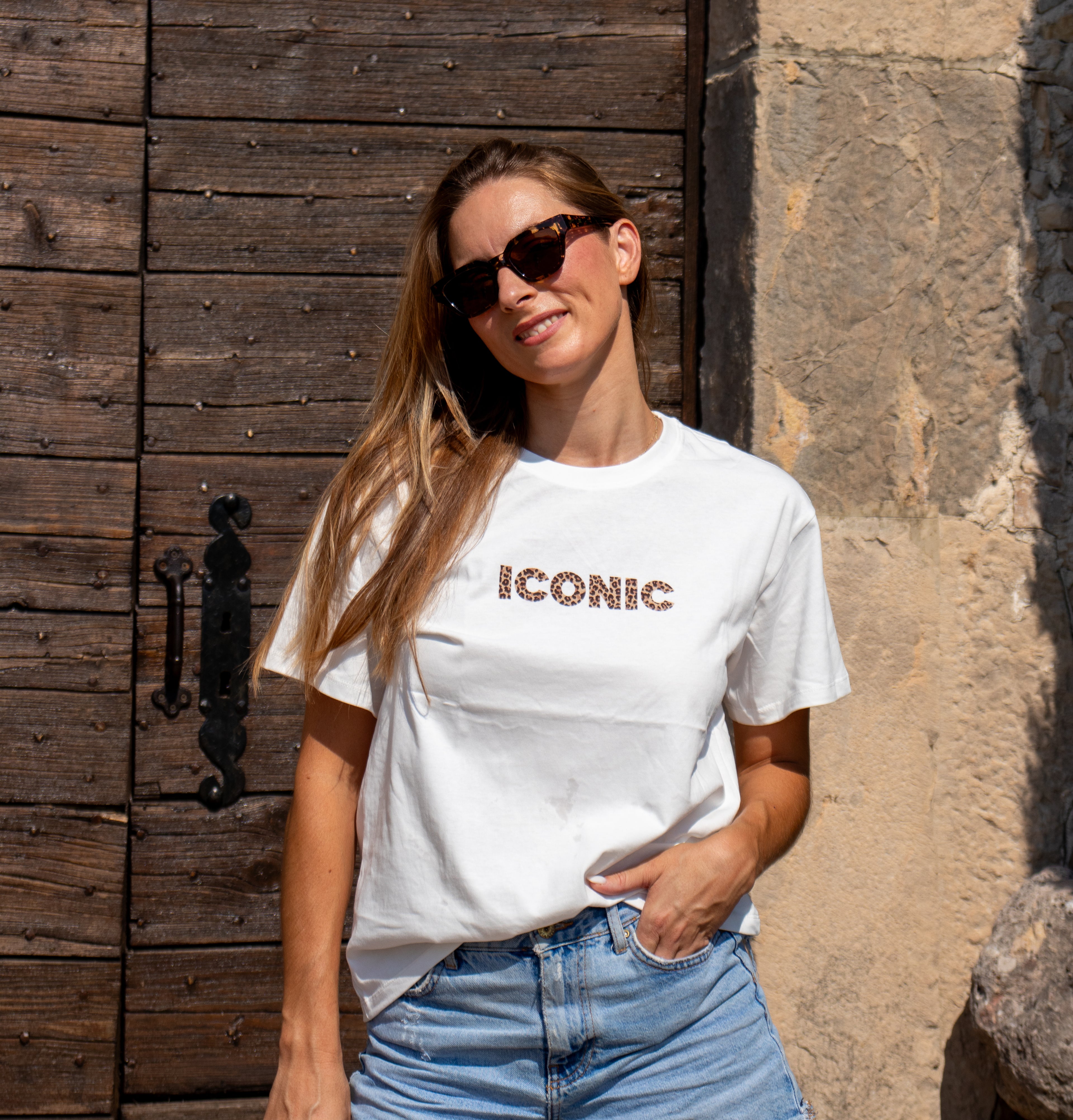 T-shirt ICONIC Léopard femme