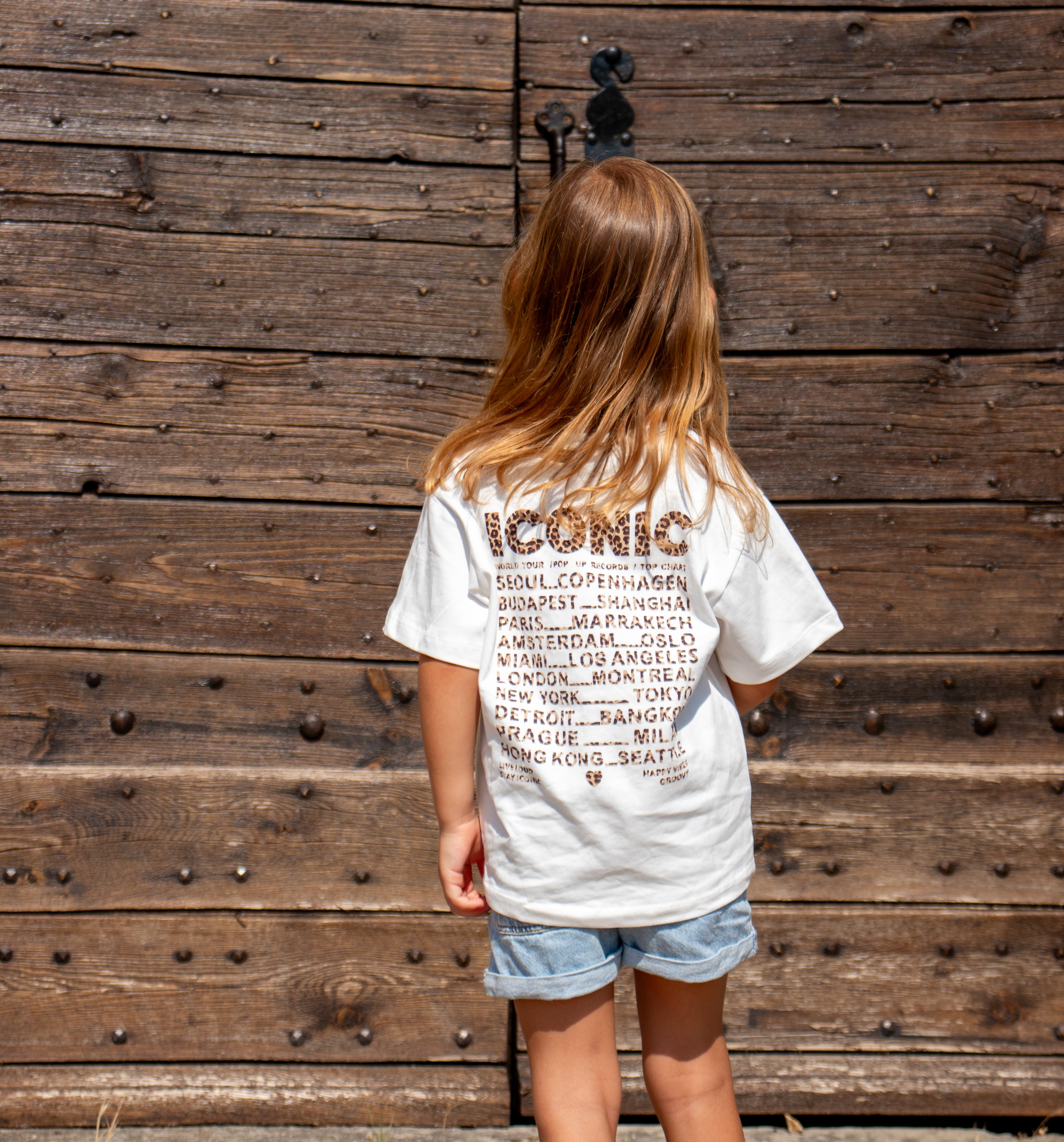 T-shirt ICONIC léopard enfant