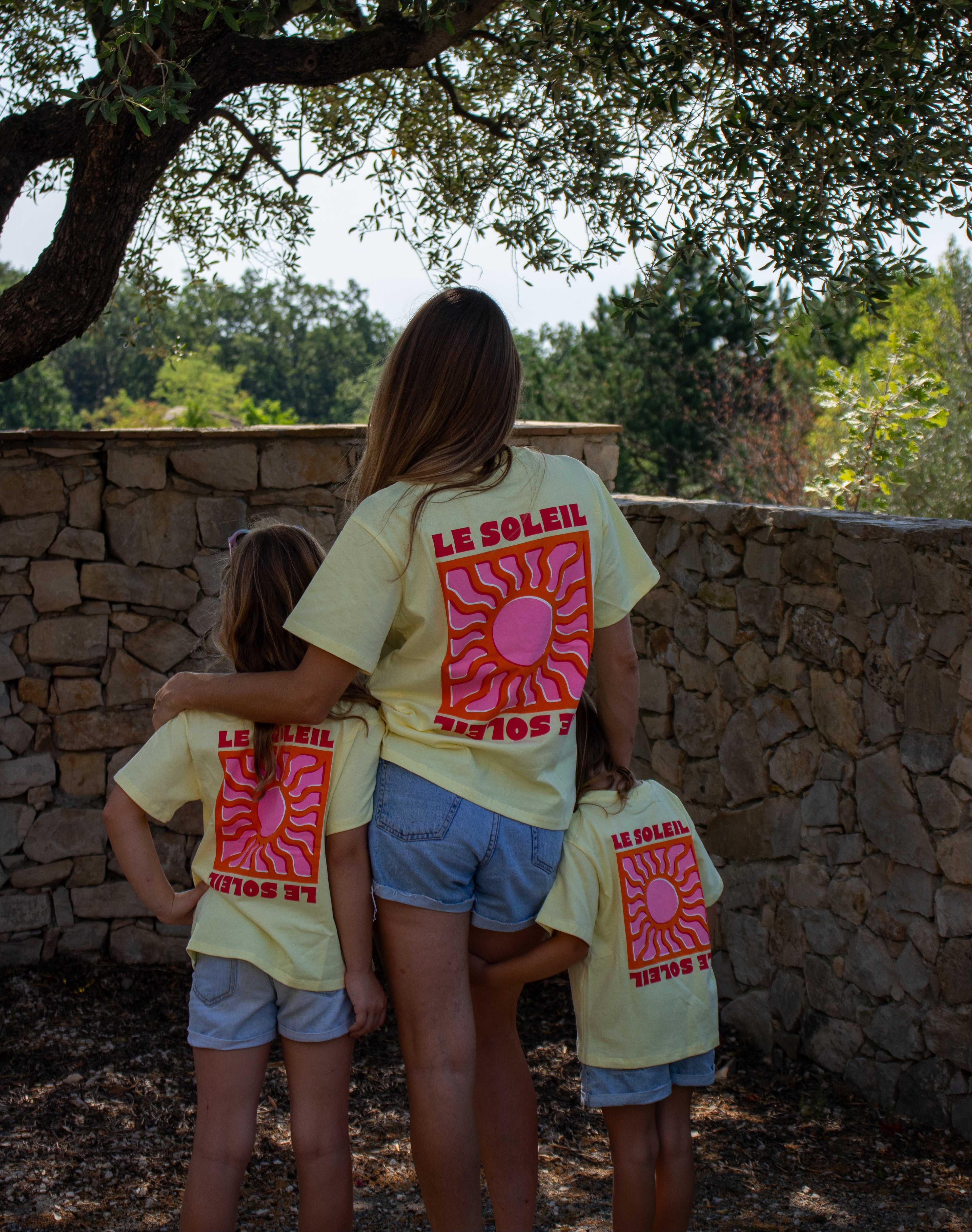 T-shirt SOLEIL jaune femme