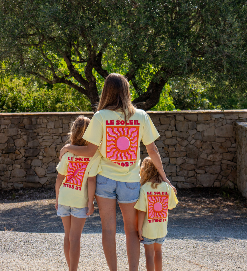 T-shirt SOLEIL jaune enfant