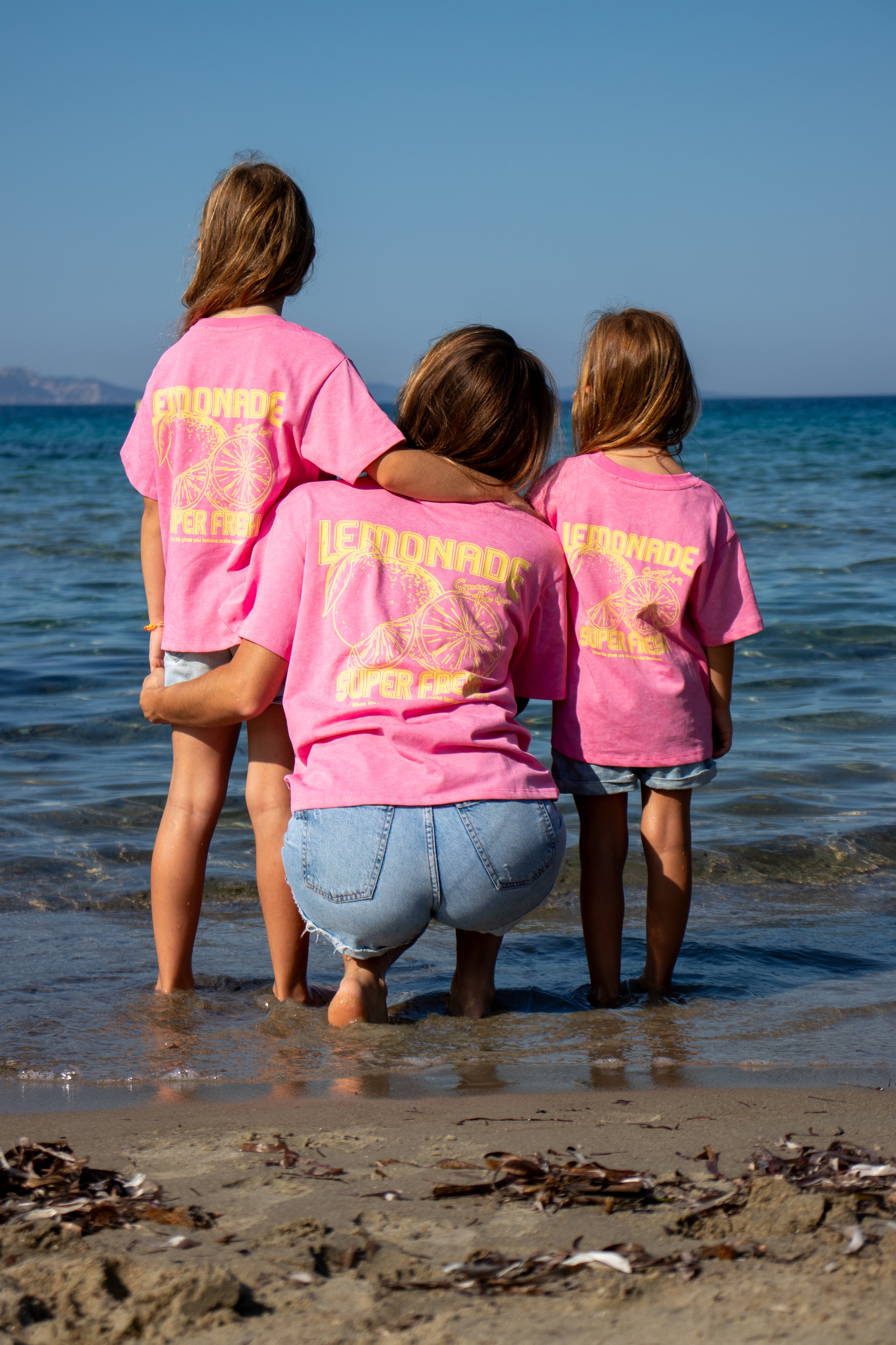 T-shirt LEMONADE rose enfant