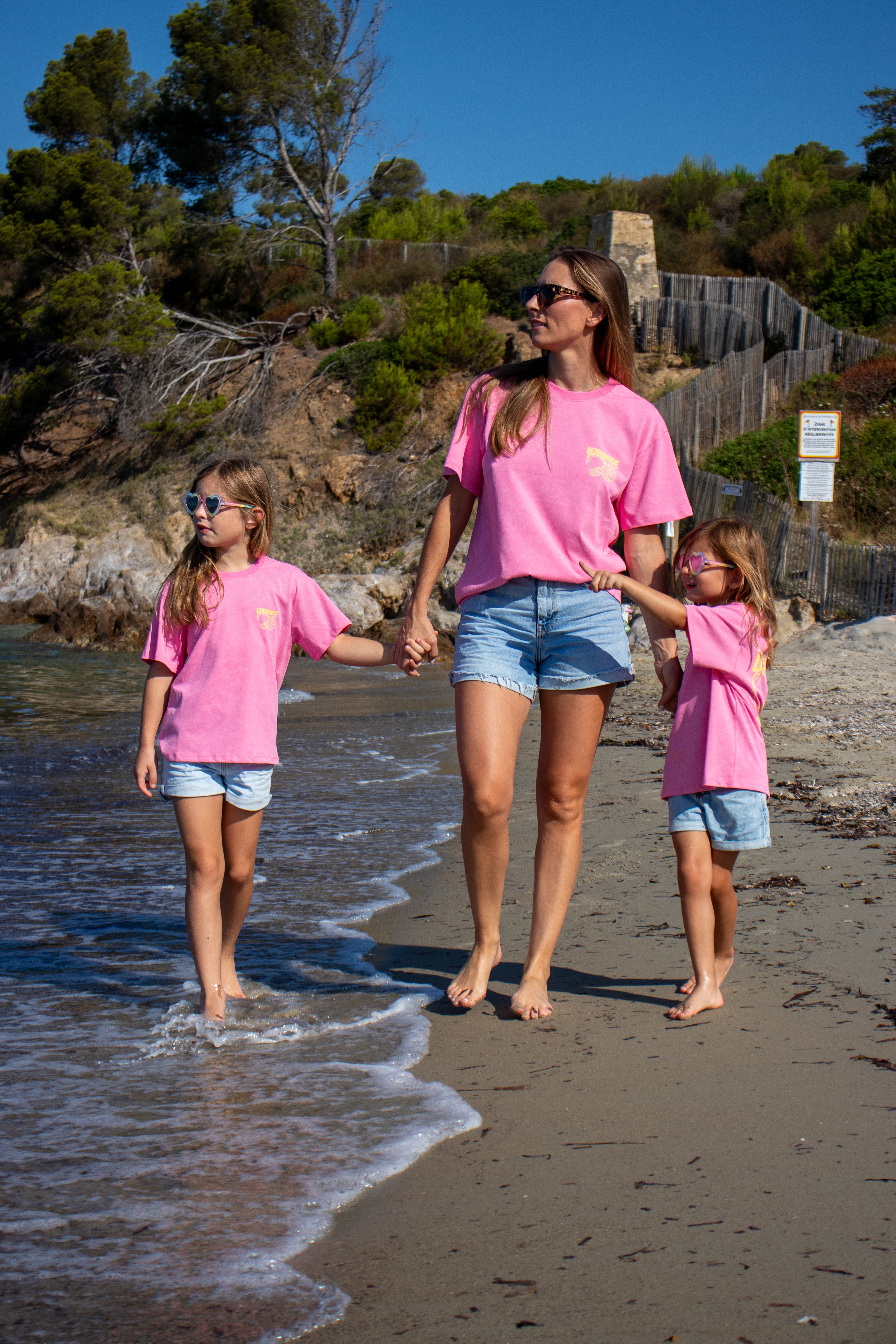 T-shirt LEMONADE rose femme
