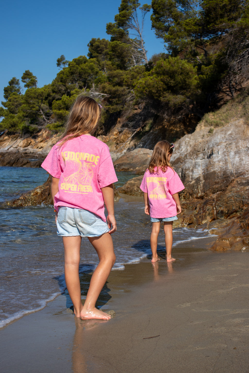 T-shirt LEMONADE rose enfant