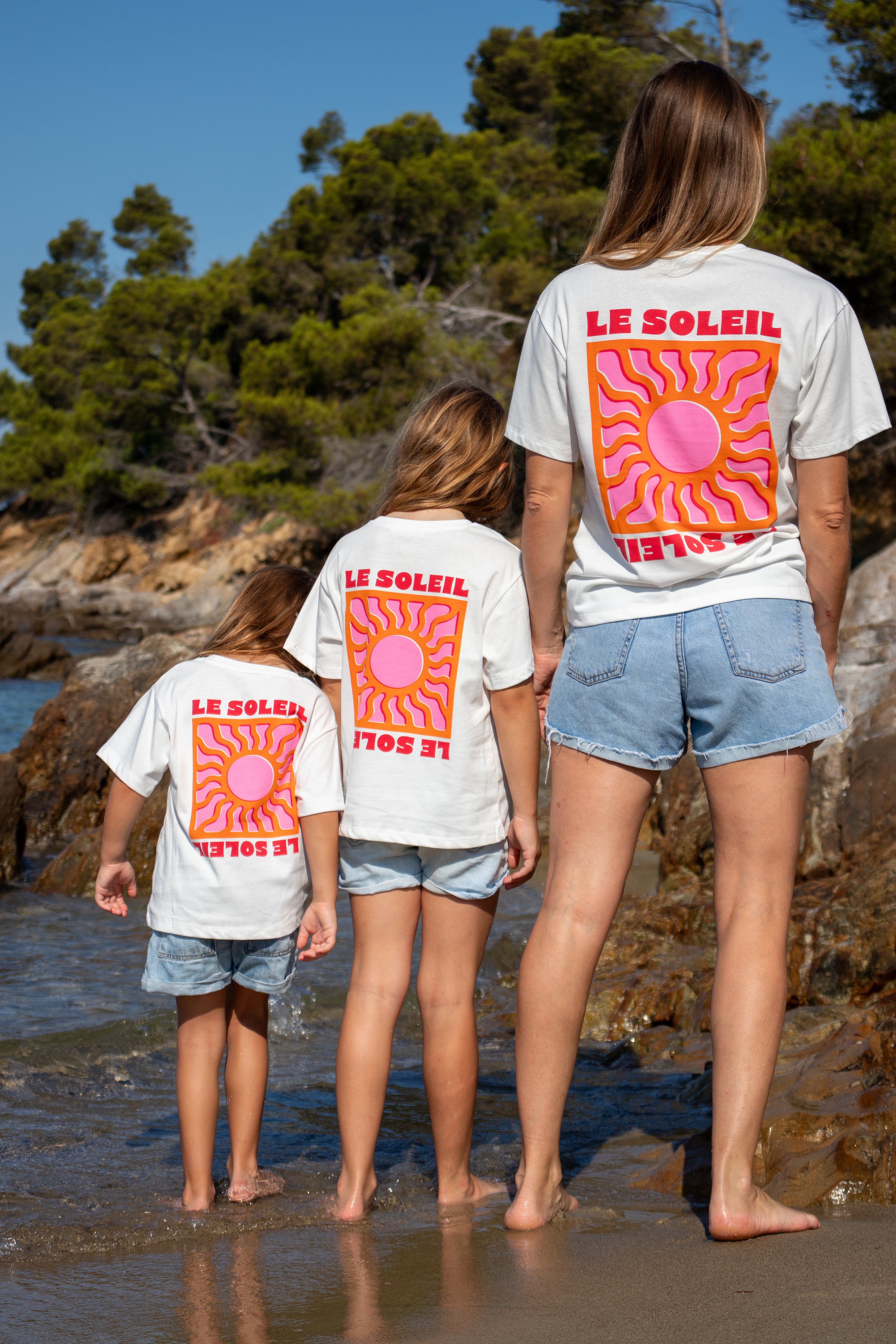 T-shirt SOLEIL blanc femme