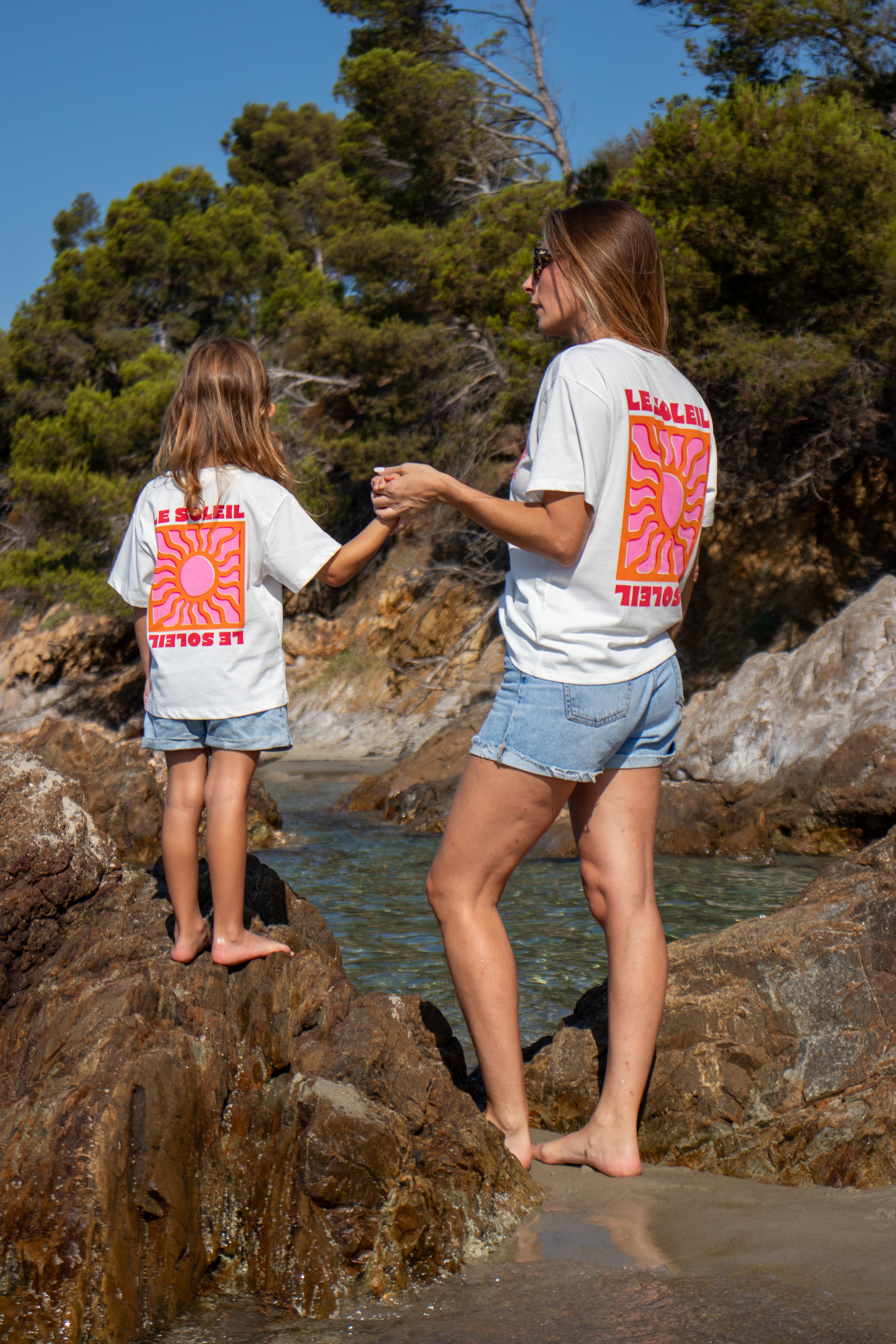 T-shirt SOLEIL blanc femme