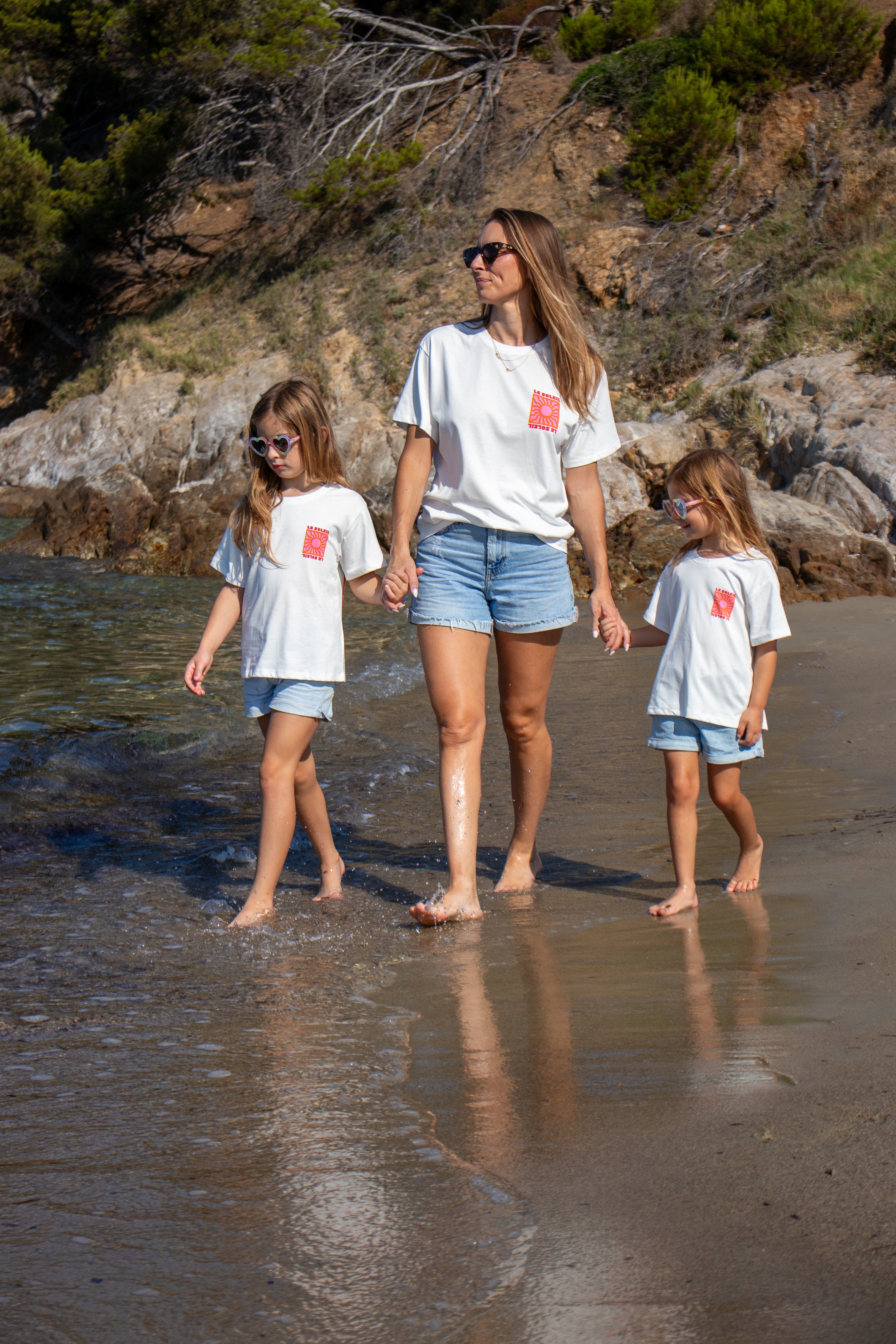 T-shirt SOLEIL blanc femme