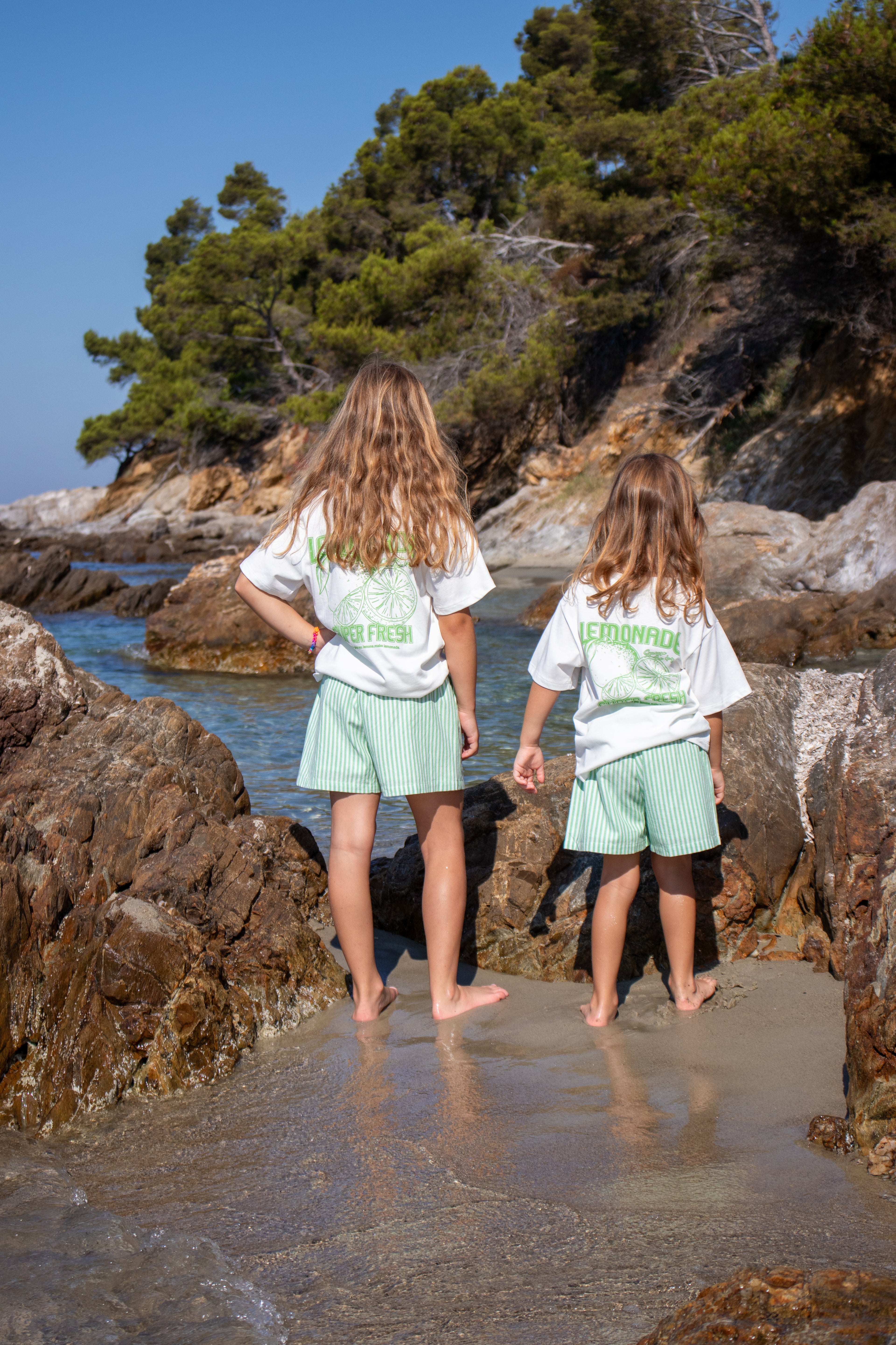 Short PALMA vert enfant