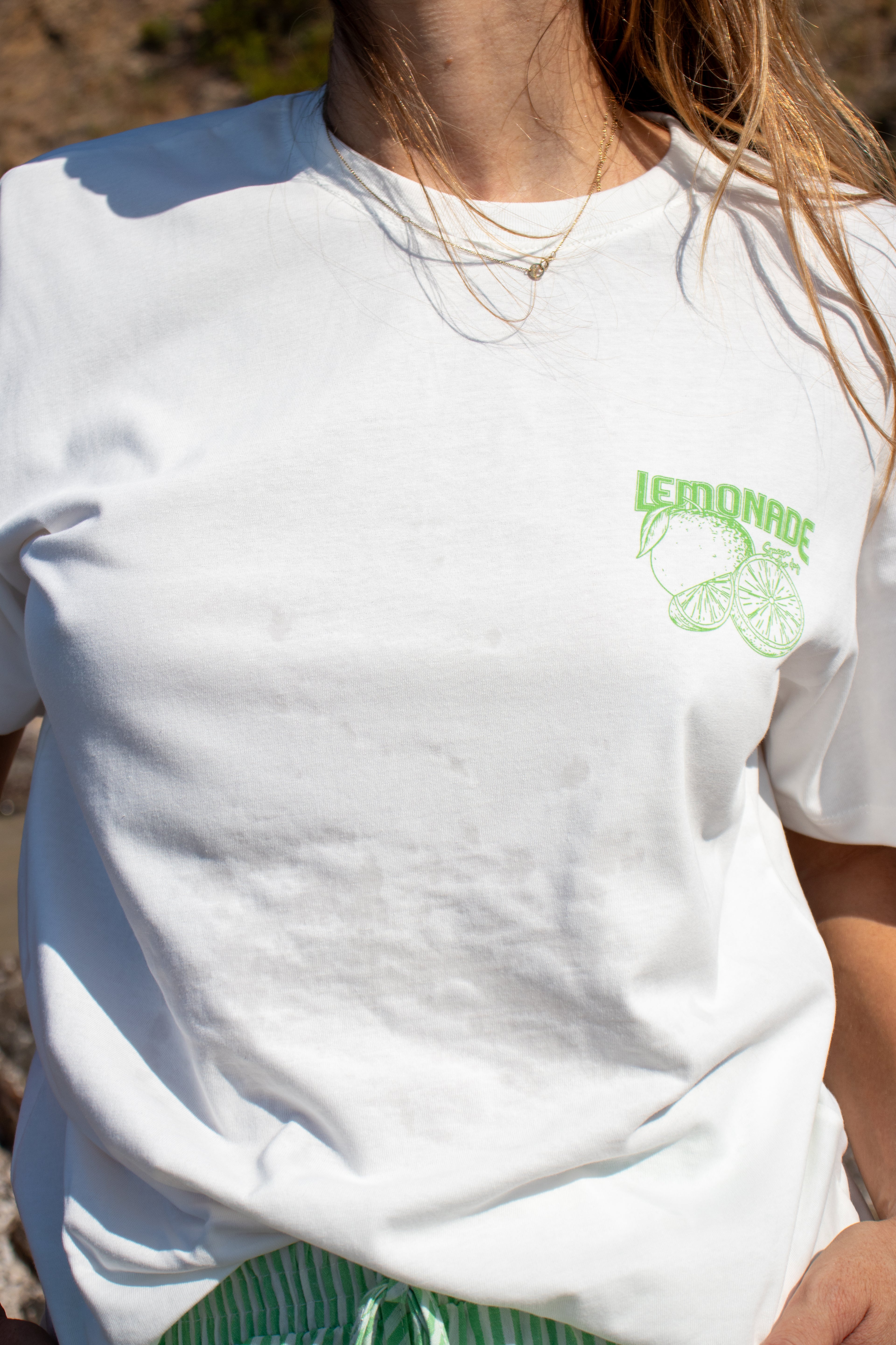 T-shirt LEMONADE blanc femme