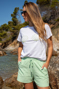 Short PALMA vert femme