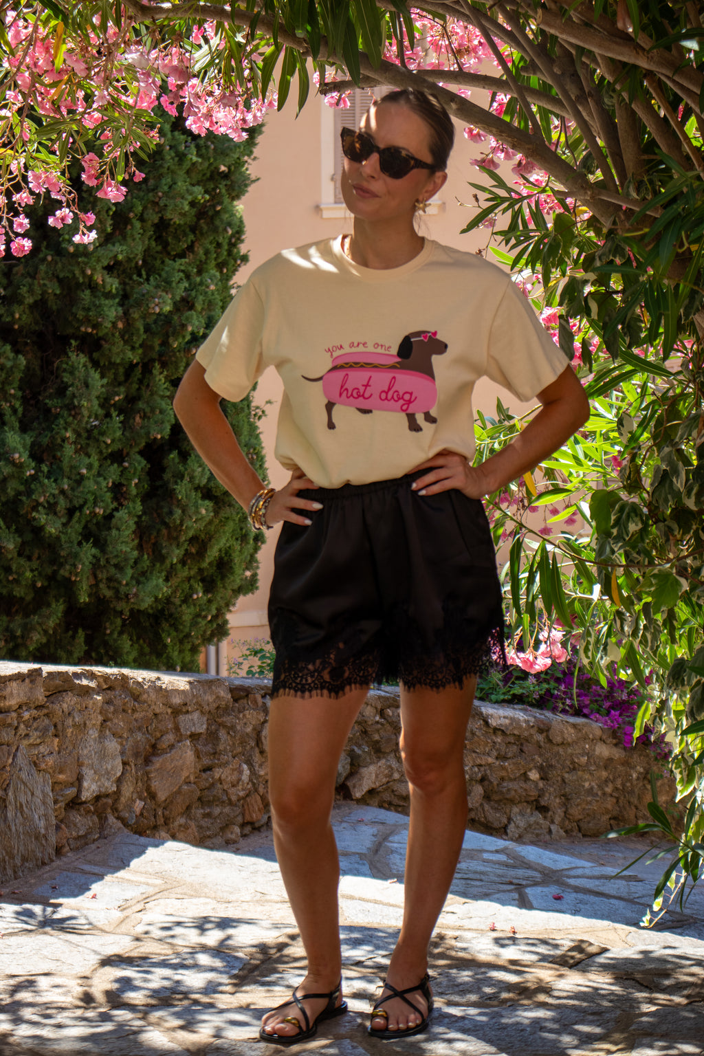T-shirt OSCAR  jaune beurre