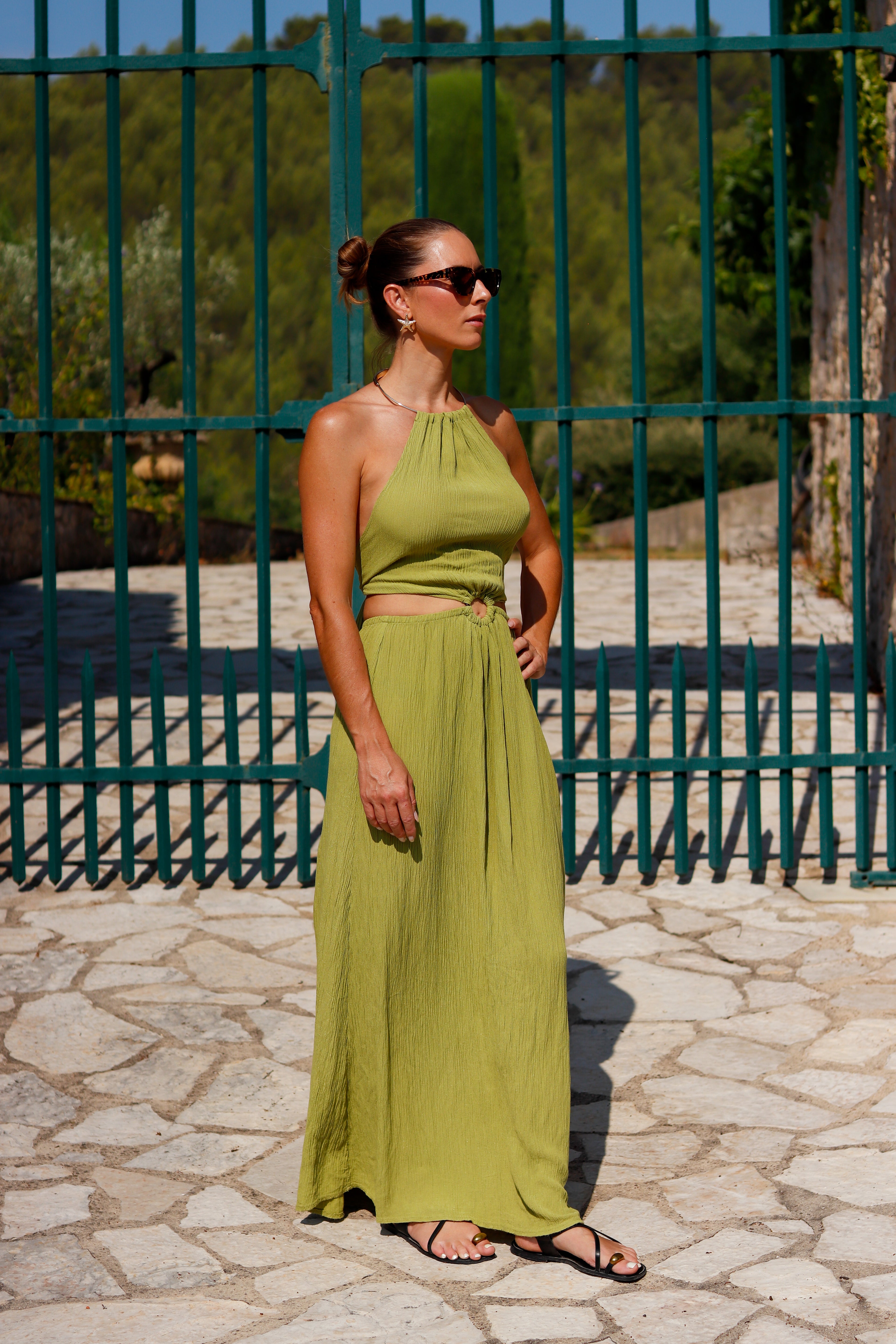 Robe ISLA vert olive